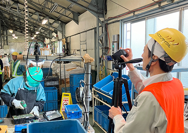 エコリサイクルの小型家電リサイクルが、秋田市政の広報特集に取り上げられました!